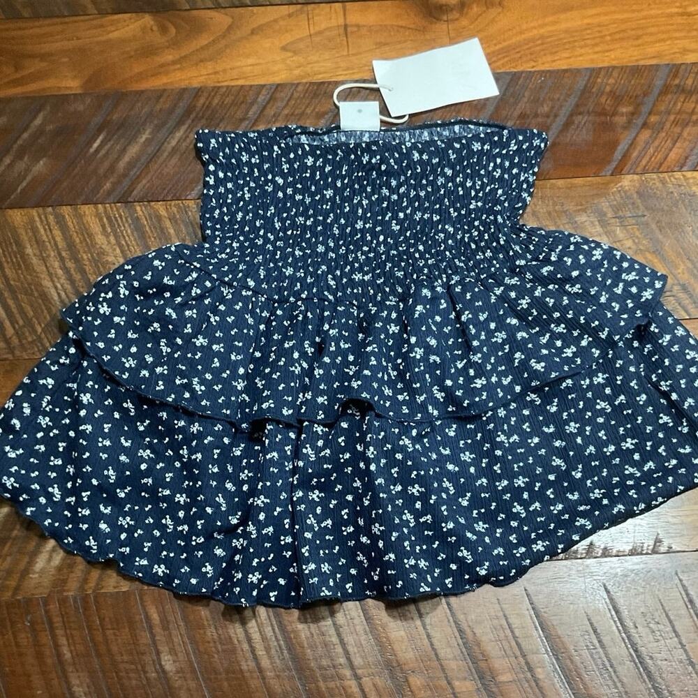 Zara Girls 11-12 Flutter Floral Skirt